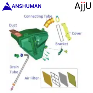 Air Cleaner Components| Pulsar 125 Split Seat (BS6, 2020-21)